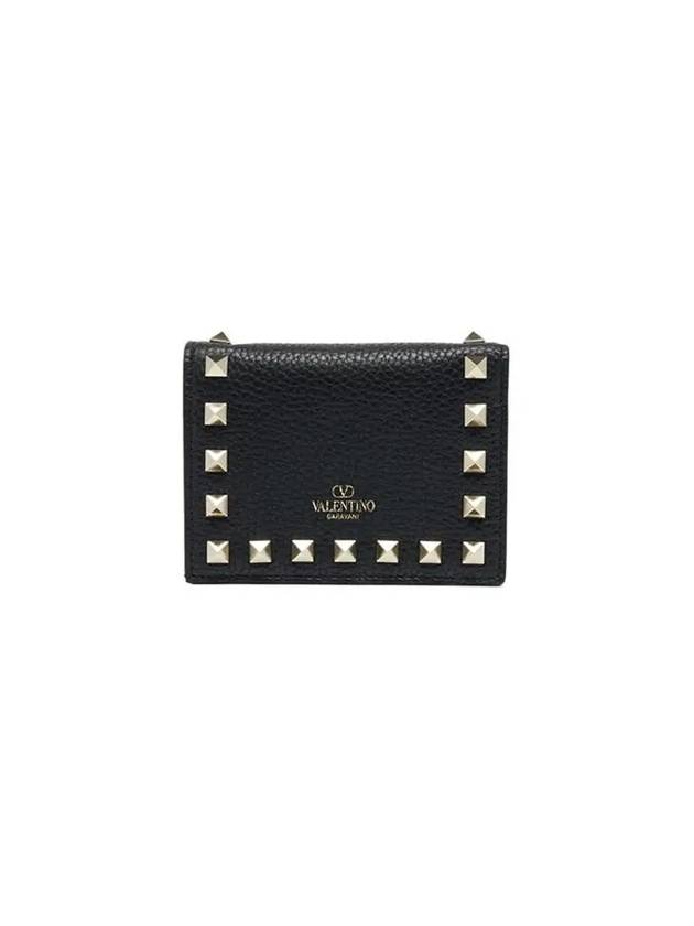 Valentino 4W2P0P39 VSH 0NO P0P39 Rockstud Half Wallet - RED VALENTINO - BALAAN 1