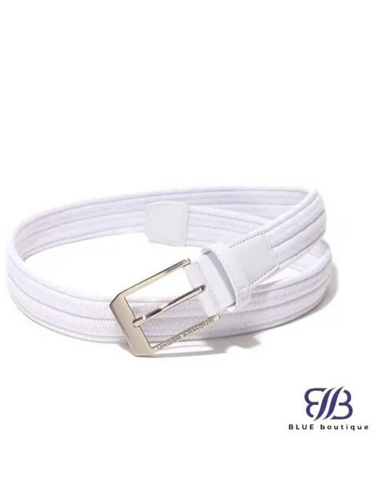 Braided Golf Leather Belt White - UNDER ARMOUR - BALAAN 2