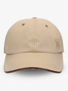 Monogram Motif Gabardine Ball Cap Beige - BURBERRY - BALAAN 2