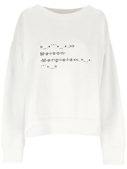 Font Generator Logo Sweatshirt White - MAISON MARGIELA - BALAAN 2