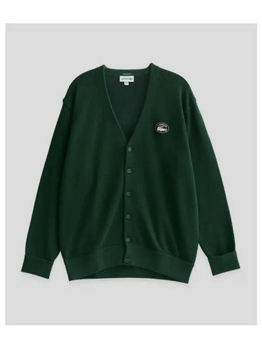 Musinsa Edition Rings Cardigan Dark Green - LACOSTE - BALAAN 1