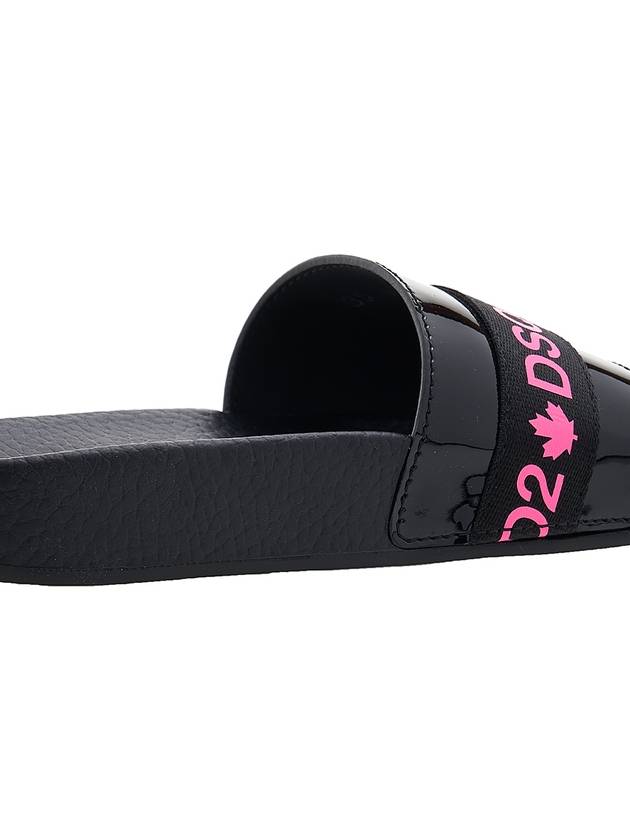 Logo Tape Slippers SLW0007 02501559 - DSQUARED2 - BALAAN 10