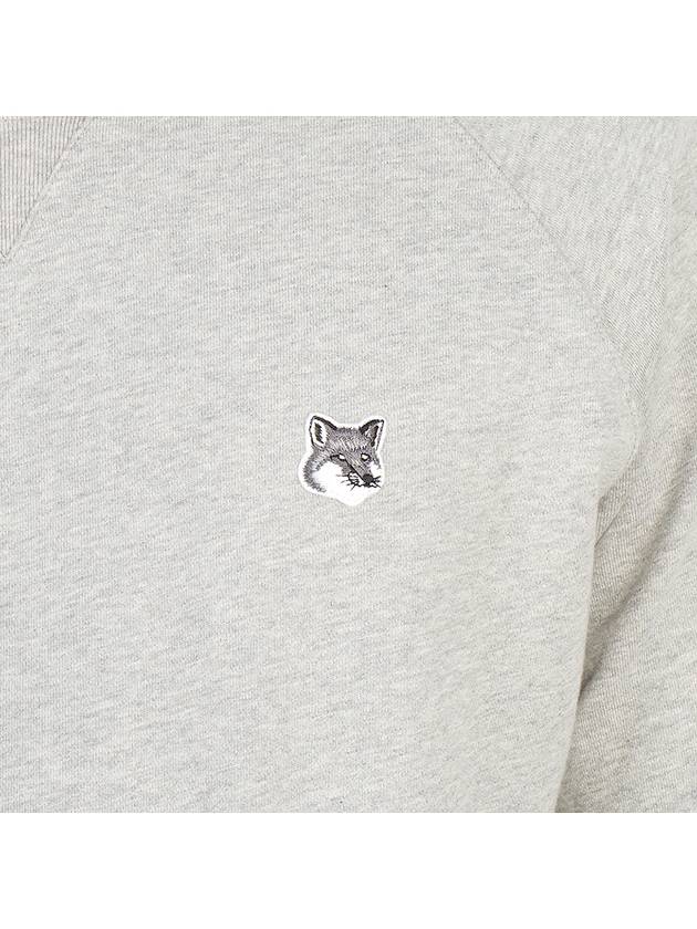 Grey Fox Head Patch Classic Sweatshirt Grey Melange - MAISON KITSUNE - BALAAN 9