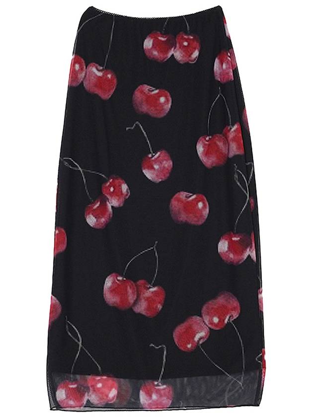 Fog Long Mesh Skirt_Cherry - HIGH SCHOOL DISCO - BALAAN 2