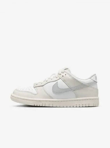 Dunk Low Junior Sneakers White Phantom Light Silver FB9109 109 708951 - NIKE - BALAAN 1