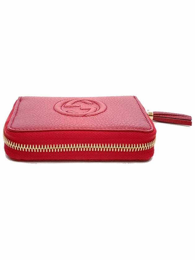 Women's Soho Tassel Zipper Medium Wallet Red 598209 2149 - GUCCI - BALAAN 3