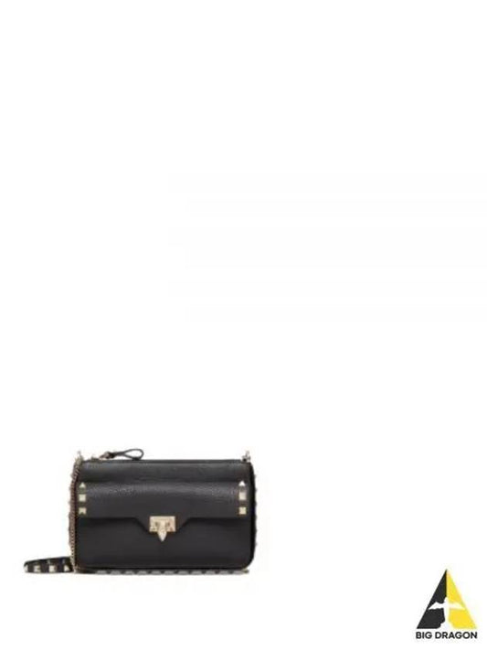 Rockstud Shoulder Bag Black - VALENTINO - BALAAN 2