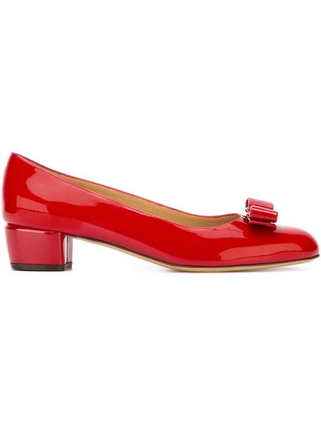 Vara Bow Patent Pumps Red - SALVATORE FERRAGAMO - BALAAN 2