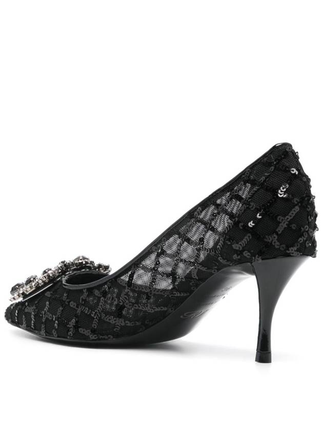 Sequin Pumps Heels Black - ROGER VIVIER - BALAAN 5