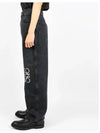 Anagram Baggy Jeans Black - LOEWE - BALAAN 4