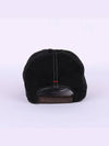 Embroidered Logo Suede Ball Cap Black - BRUNELLO CUCINELLI - BALAAN 7