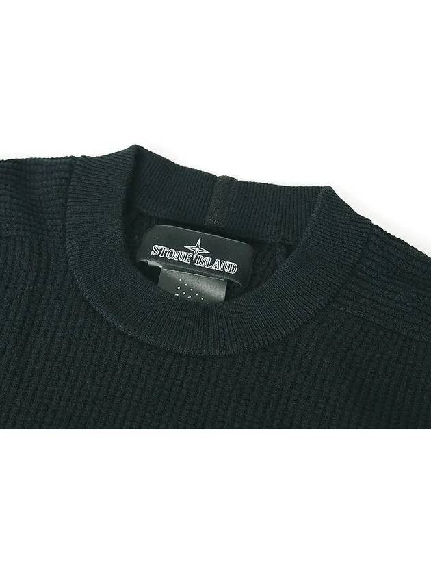 Shadow Project Wappen Patch Knit Top Dark Green - STONE ISLAND - BALAAN 4