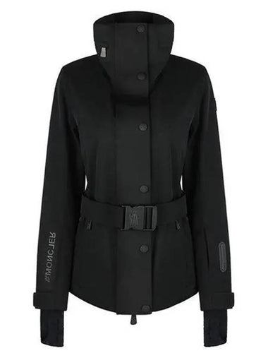 23FW 1A00039 53066 999 Hinet Grenoble Women’s Hooded Jacket Black 997738 - MONCLER - BALAAN 1