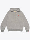 Heart logo hooded zip up jacket gray HM26CS040 - HUMAN MADE - BALAAN 2