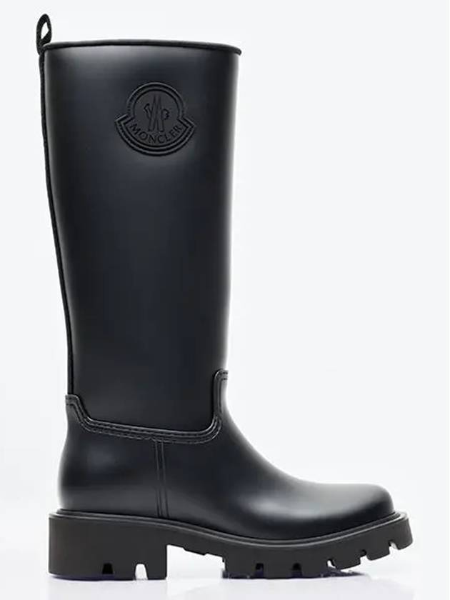 Kickstream High String Rain Boots Black 4G00070 M4522 999 - MONCLER - BALAAN 1