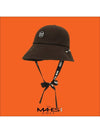 Logo Bucket Hat Brown Orange Label Royal Brown Wool Strap Bucket Hat EC00722 - MAHES - BALAAN 2