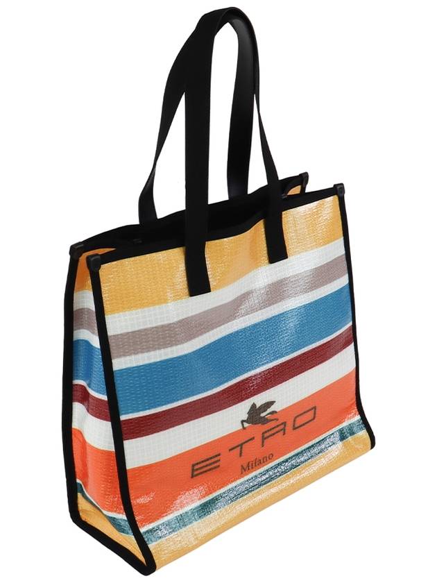 Striped Print Tote Bag - ETRO - BALAAN 4