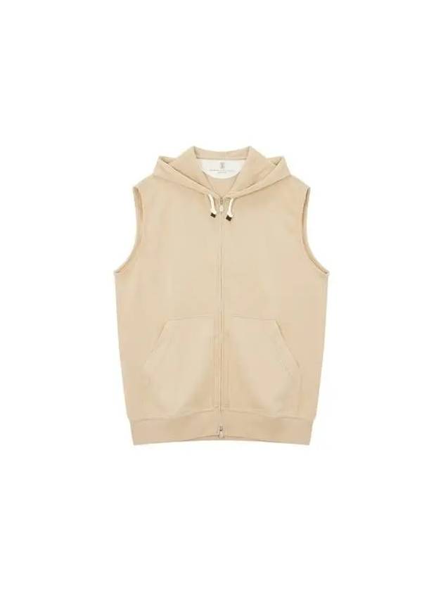 hooded zipup vest beige - BRUNELLO CUCINELLI - BALAAN 2