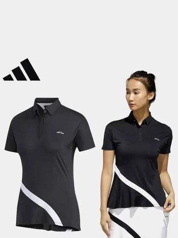 FJ1777 Adipure Short Sleeve Polo T-Shirt - ADIDAS GOLF - BALAAN 1