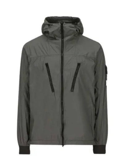 Skin Touch Nylon TC Hooded Jacket Musk Green - STONE ISLAND - BALAAN 2