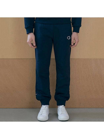 RC Round Logo Jogger Pants Navy - REPLAYCONTAINER - BALAAN 2