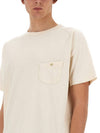 5.6Oz Basic Short Sleeve T-Shirt Ivory - NIGEL CABOURN - BALAAN 5