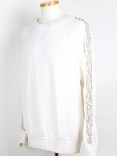 Oblique insert knit white XL - DIOR - BALAAN 2