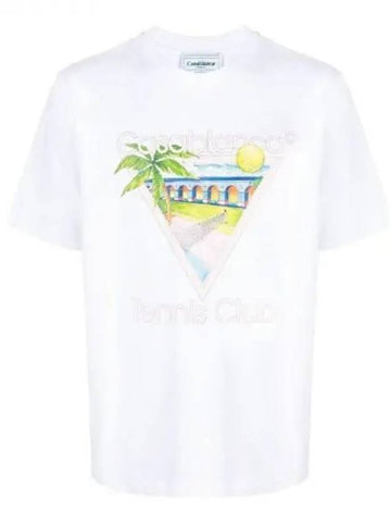 TENNIS CLUB logo printing t shirt 271943 - CASABLANCA - BALAAN 1