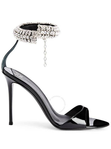 Giuseppe Zanotti Black Intriigo Bijoux Open-Toe Sandals, Brand Size 36 ( US Size 6 ) - GIUSEPPE ZANOTTI - BALAAN 1