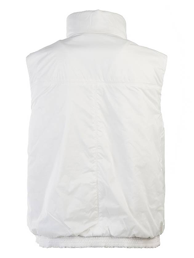 WoMen's Reversible High Neck Zip-Up Vest White - BRUNELLO CUCINELLI - BALAAN 7