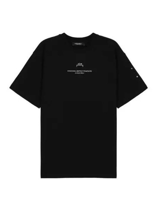 Brutalist T Shirt Black Short Sleeve Tee - A-COLD-WALL - BALAAN 1