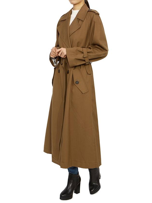 Barni Trench Coat Brown - MAX MARA - BALAAN 7