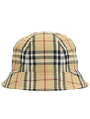 Vintage Check Nylon Bucket Hat Archive Beige - BURBERRY - BALAAN 5