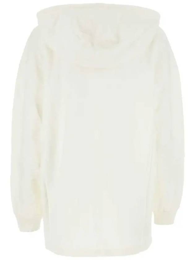 Marly Logo Hoodie White - ISABEL MARANT - BALAAN 4