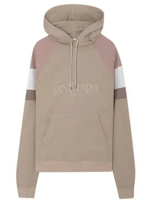 logo hooded sweatshirt women - SAINT LAURENT - BALAAN 1