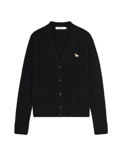 Baby Fox Patch Boxy Cardigan Black - MAISON KITSUNE - BALAAN 2