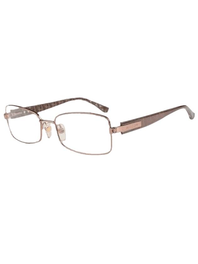 Eyewear Rectangle Metal Glasses Brown - MICHAEL KORS - BALAAN 1