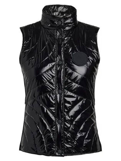 Women's Quilted Nylon Merino Wool Line Vest Black - G/FORE - BALAAN 2