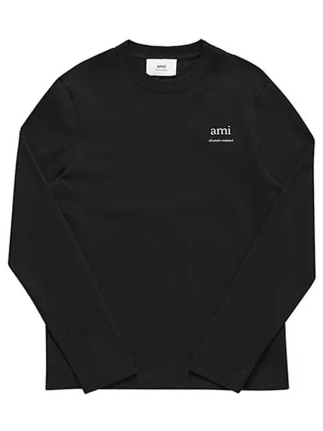 Alexandre Mattiussi Long Sleeve T-Shirt Black - AMI - BALAAN 3