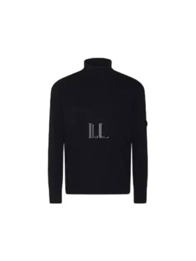 Lambswool GRS Knit Turtleneck Nightshade - CP COMPANY - BALAAN 2