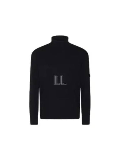 Lambswool GRS Knit Turtleneck Nightshade - CP COMPANY - BALAAN 2