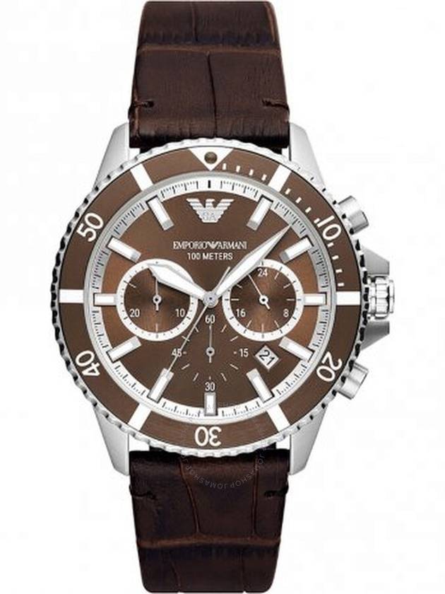 Emporio Armani Chronograph Quartz Brown Dial Men's Watch AR11486 - EMPORIO ARMANI - BALAAN 1