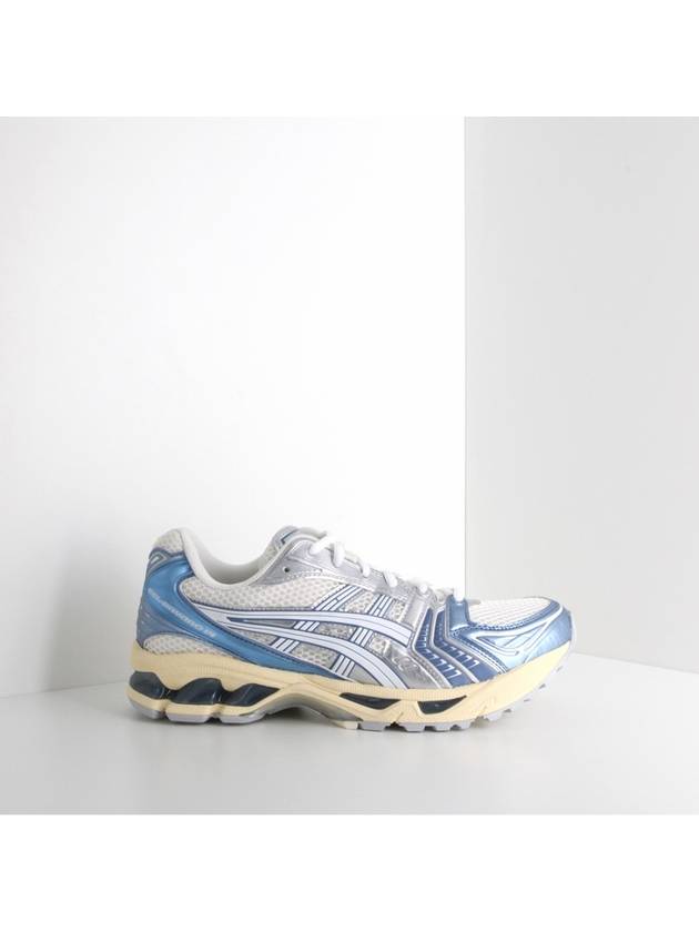 Gel Kayano 14 Low Top Sneakers Cream Denim Blue - ASICS - BALAAN 2