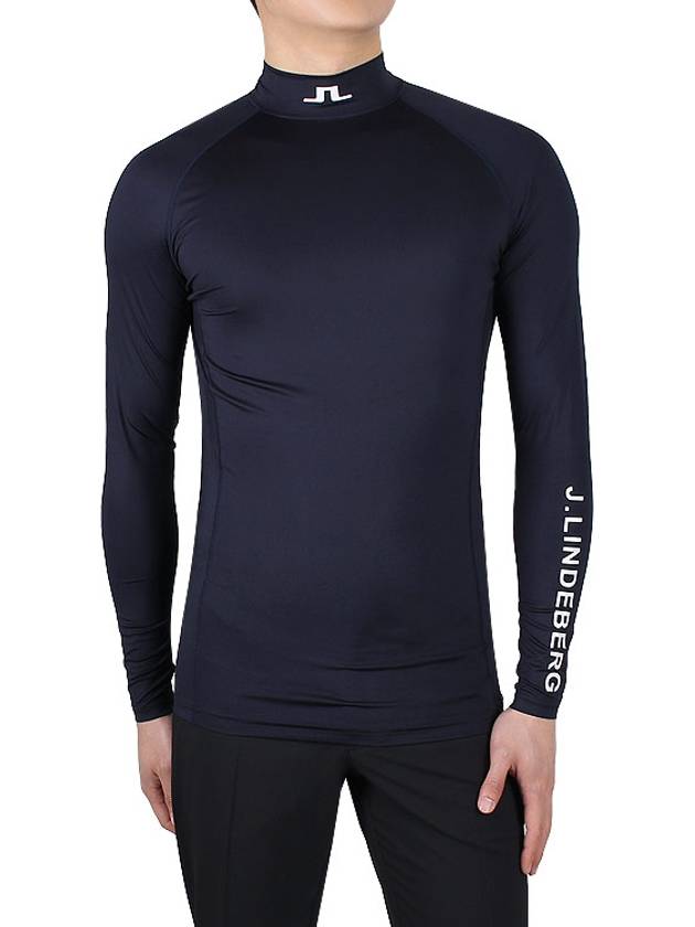 Aello Soft Compression Long Sleeve T-Shirt Blue - J.LINDEBERG - BALAAN 4