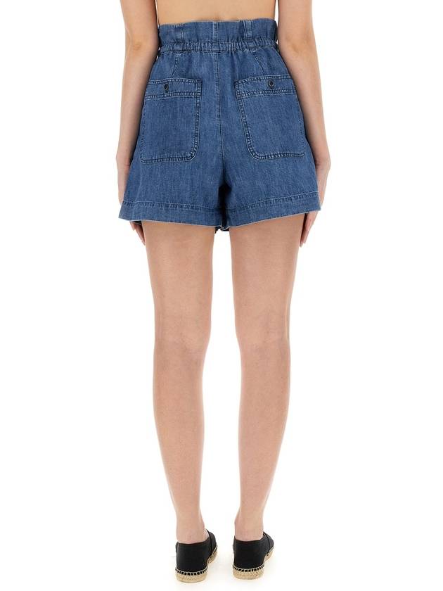 Short Pants SH0095FA B1H04E30BU Blue - ISABEL MARANT ETOILE - BALAAN 4