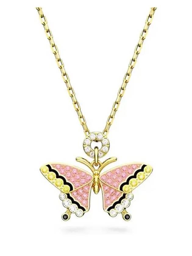 Idyllia Butterfly Pendant Necklace Gold - SWAROVSKI - BALAAN 3