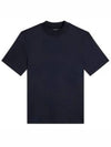 Ace Mock Neck Short Sleeve T-Shirt Navy - J.LINDEBERG - BALAAN 2