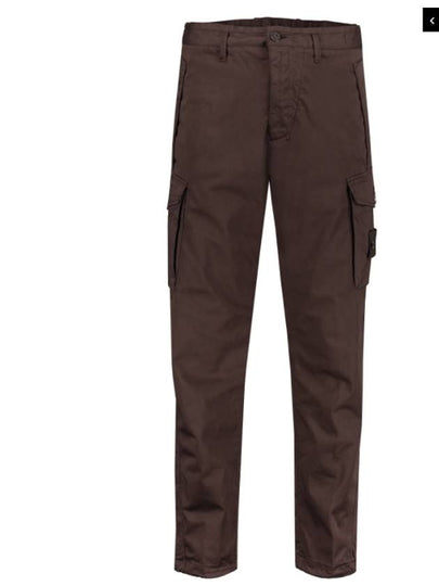 Ghost Piece Cargo Straight Pants Brown - STONE ISLAND - BALAAN 2