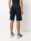 Men's Lens Wappen Bermuda Cargo Shorts Navy - CP COMPANY - BALAAN 4