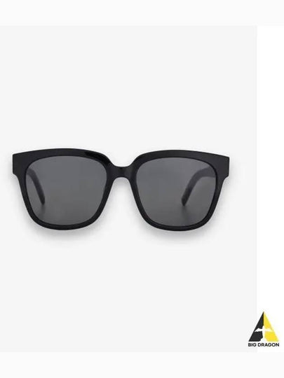 Eyewear Logo Plaque Acetate Sunglasses Black - SAINT LAURENT - BALAAN 2